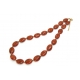 Classic Red Sponge Coral Beaded Necklace